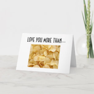 KÄRLEK MER ÄN POTATO CHIP KORT