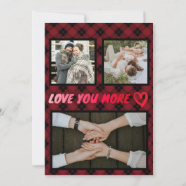Kärlek - Mer Anpassningsbar Foto och Dikt Julkort