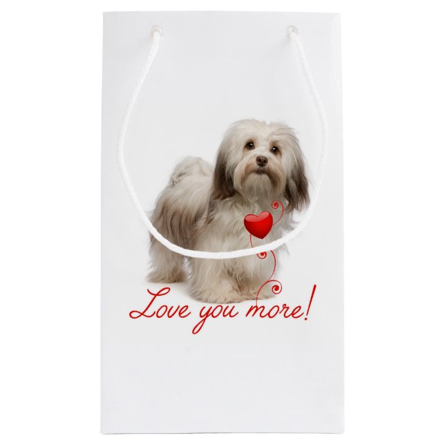 Kärlek mer! Havanese Gift Bag (Baksidan)