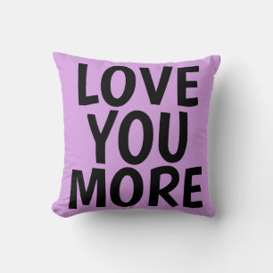 KÄRLEK MER, Lila Pillow Kudde