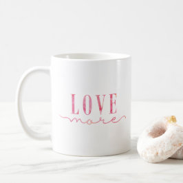 Kärlek Mer Rosa Kaffemugg