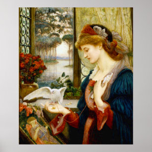 Kärlek Messenger Fine Art Poster