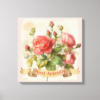 KÄRLEK - mest välvillig - Darcy Canvastryck