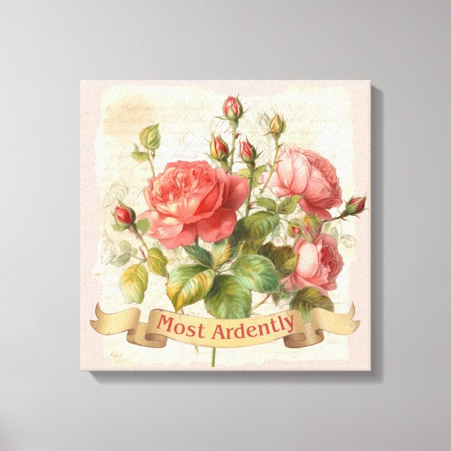 KÄRLEK - mest välvillig - Darcy Canvastryck (Framsida)