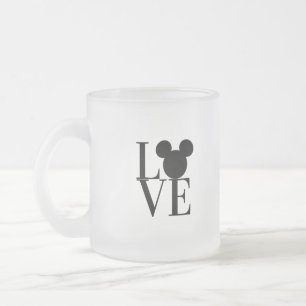 Kärlek mickey,kärlek mus, lustig mickey  frostad glasmugg