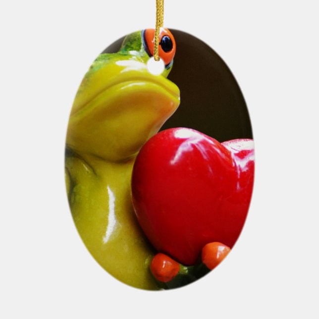 Kärlek mig...Jag är Lonley Julgransprydnad Keramik (Framsidan)