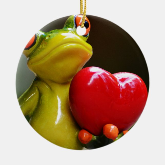 Kärlek mig...Jag är Lonley Julgransprydnad Keramik (Framsidan)