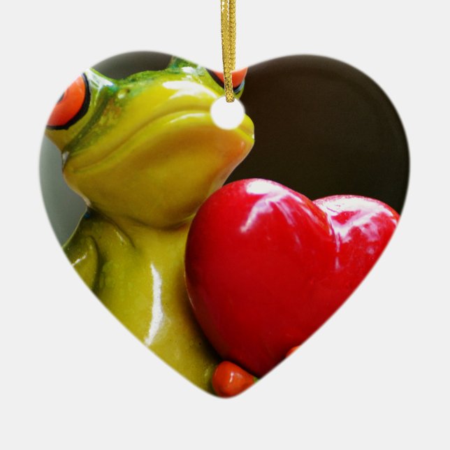 Kärlek mig...Jag är Lonley Julgransprydnad Keramik (Framsidan)