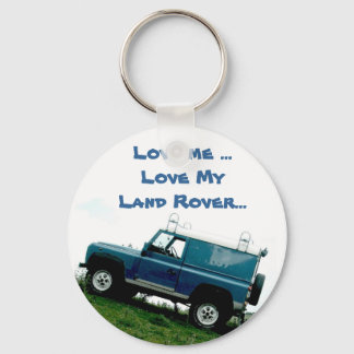 Kärlek mig...Kärlek min landrover...nyckelring Nyckelring