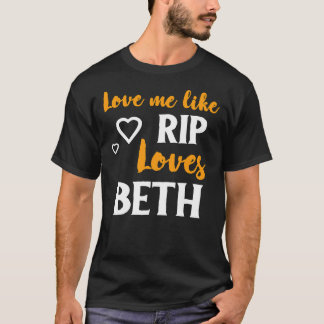 Kärlek mig som Rip Kärlek Beth Yellowstone Classic T Shirt