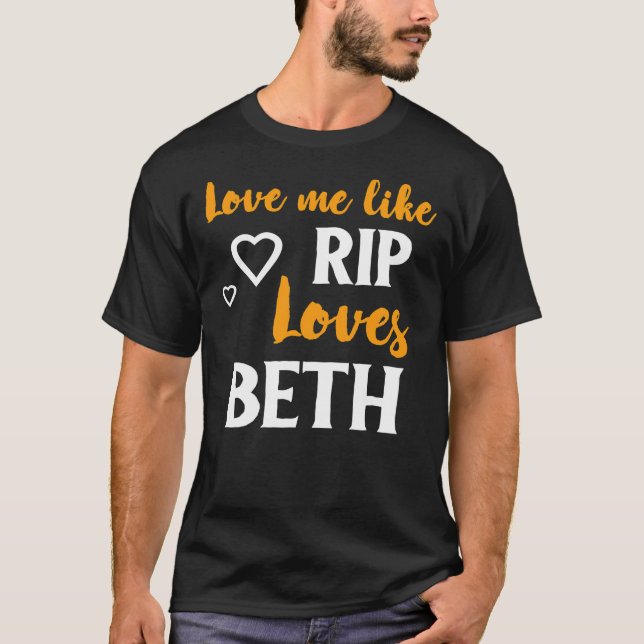 Kärlek mig som Rip Kärlek Beth Yellowstone Classic T Shirt (Framsida)