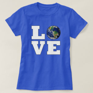 Kärlek: Miljöskydd av planeten T-shirt