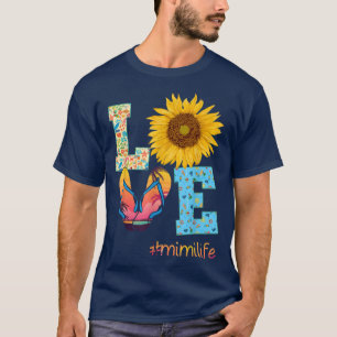 KÄRLEK Mimi Life Flinflip flops Hippie Solros Somm T Shirt