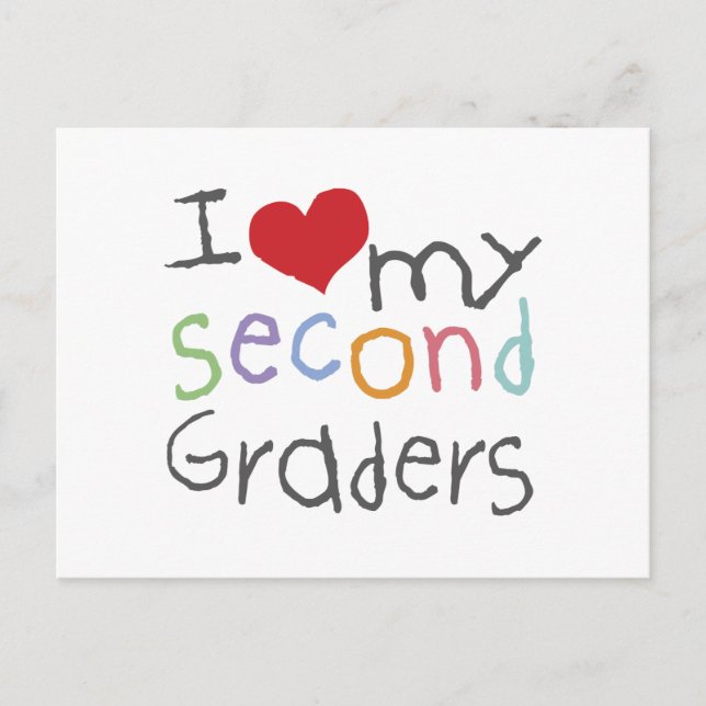 Kärlek Min andra klass Vykort (Framsida)