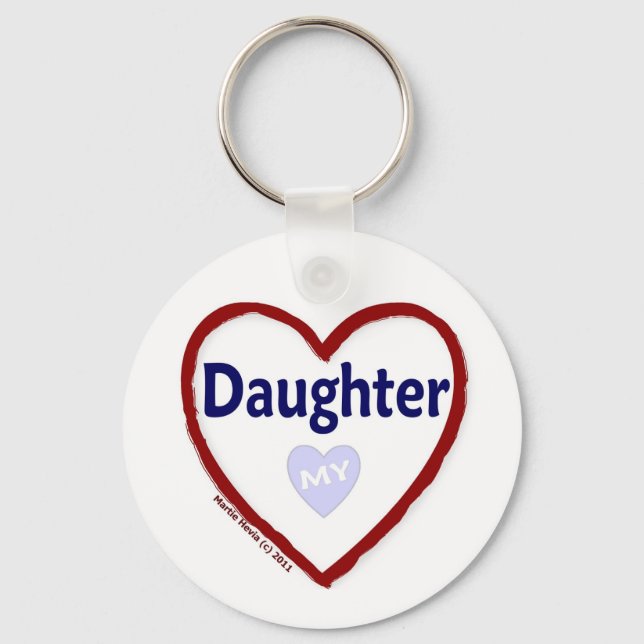 Kärlek Min dotter Nyckelring (Framsida)