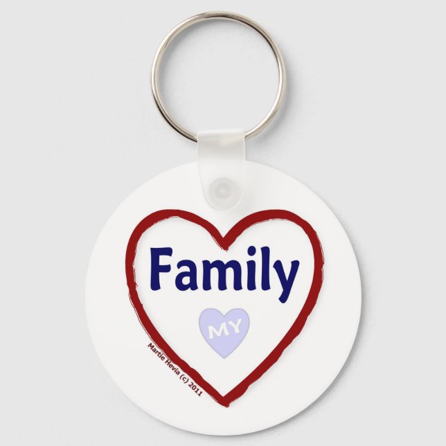 Kärlek Min familj Nyckelring (Framsida)