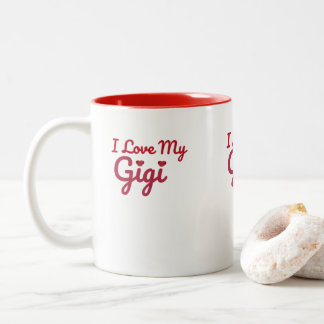 Kärlek Min Gigi Tvåtons Mugg – Söt Gavamor Present