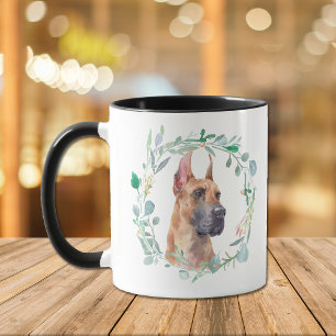 Kärlek min Great dane-utandningskaffe Mugg