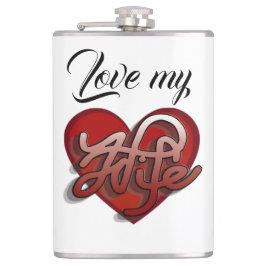 Kärlek - min hjärtedesign fickplunta