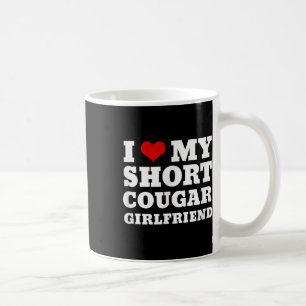 Kärlek Min Kort Cougar Girlvän jag älskar min kuga Kaffemugg