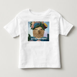 Kärlek min Mamma Llama T-shirt för småbarn