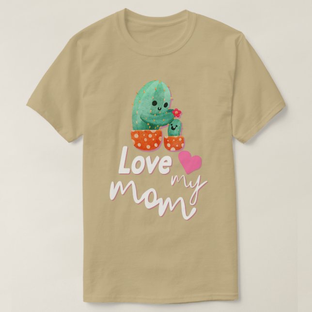 Kärlek min mamma t shirt (Design framsida)