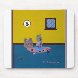 Kärlek min nalle Cairn Mousepad Musmatta