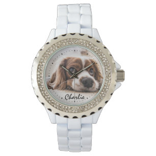 Kärlek Min Pet-fotomall för Hund Armbandsur