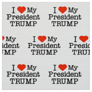 Kärlek Min president Truppar Tyg