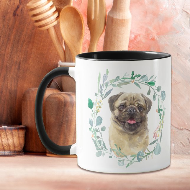Kärlek min Pug-frö Mugg (Skapare uppladdad)
