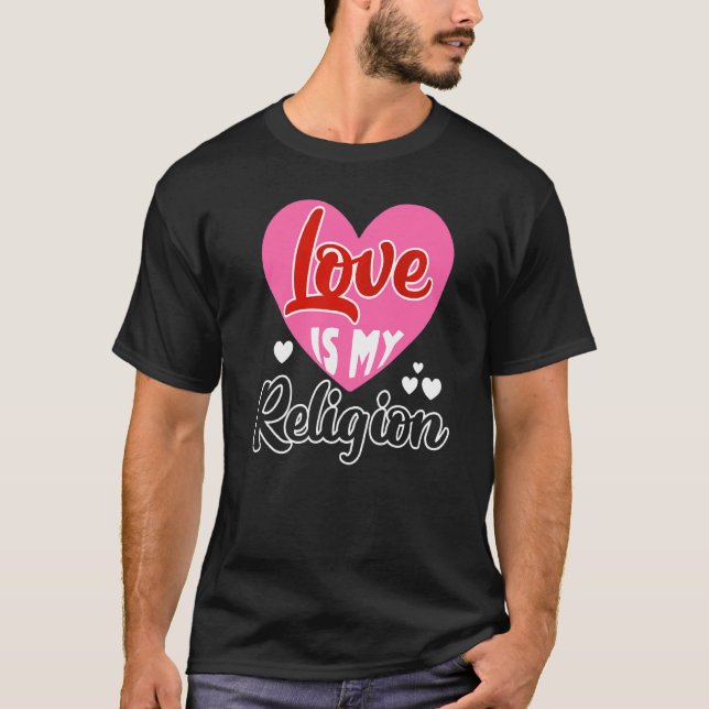 Kärlek min religiösa hjärteromanska släktskapsVale T Shirt (Framsida)