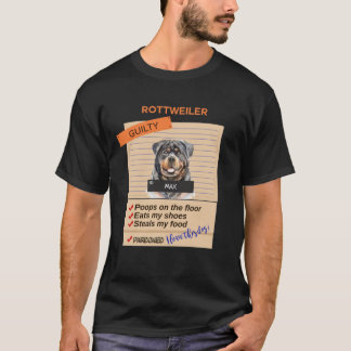 Kärlek min Rottweiler trots att den har dåliga liv T Shirt