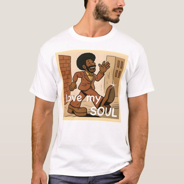 Kärlek Min Själ animation t-shirt (Framsida)