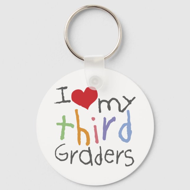 Kärlek Min tredje klass Nyckelring (Framsida)