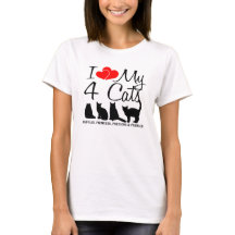 Kärlek Mina fyra katter