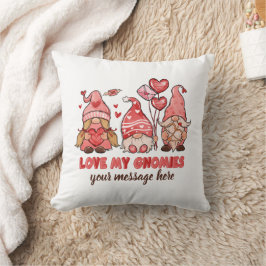 Kärlek mina gnomies Personlig Valentineser Kudde