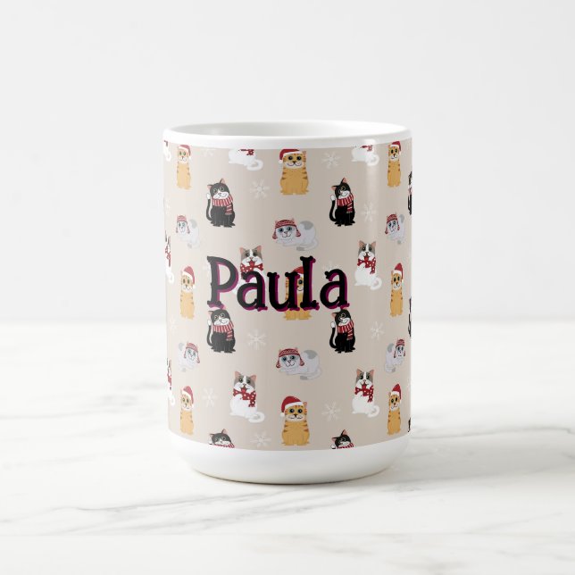 Kärlek mina katter kaffemugg (Center)