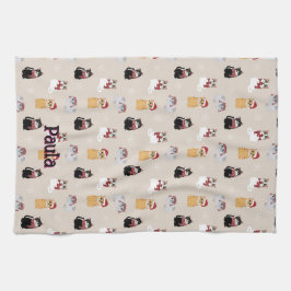 Kärlek mina katter kökshandduk