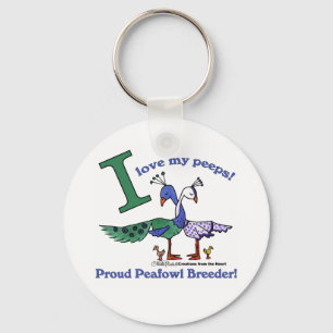 Kärlek Mina peeps-Breeders Nyckelring