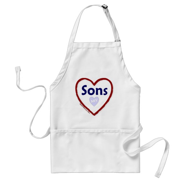 Kärlek Mina sons Förkläde (Framsidan)