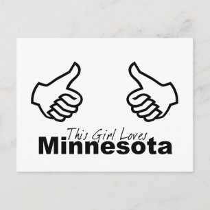 Kärlek Minnesota Vykort