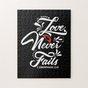 Kärlek Misslyckas aldrig 1 CORINTHIANS 13:8 Pussel