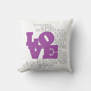 Kärlek Misslyckas aldrig Pillow Kudde
