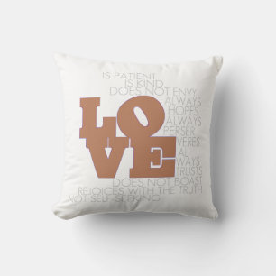 Kärlek Misslyckas aldrig Pillow Kudde