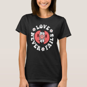 Kärlek Misslyckas aldrig positivcitattecken för es T Shirt