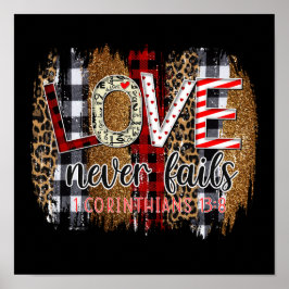 Kärlek Misslyckas aldrig Poster