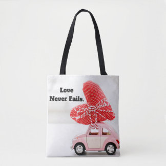 Kärlek Misslyckas Aldrig Totebag Tygkasse
