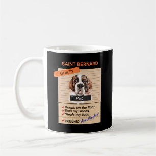 Kärlek mitt Cute Saint Bernard trots dåliga livs Kaffemugg