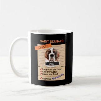 Kärlek mitt Cute Saint Bernard trots dåliga livsmi Kaffemugg