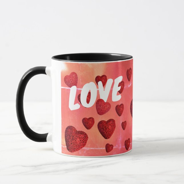 Kärlek Mitt kaffe Mugg (Vänster)